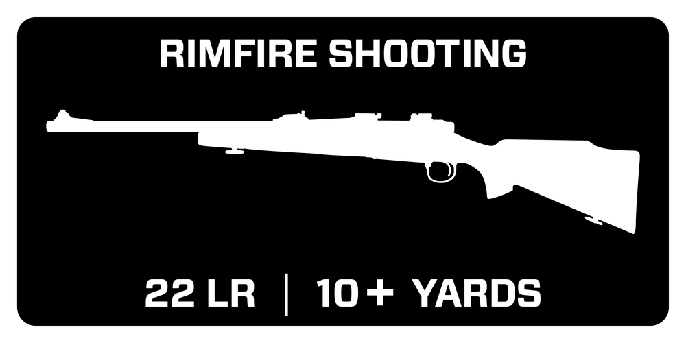 Recommended for Rimfire Shooting - 22LR at 10+ yards