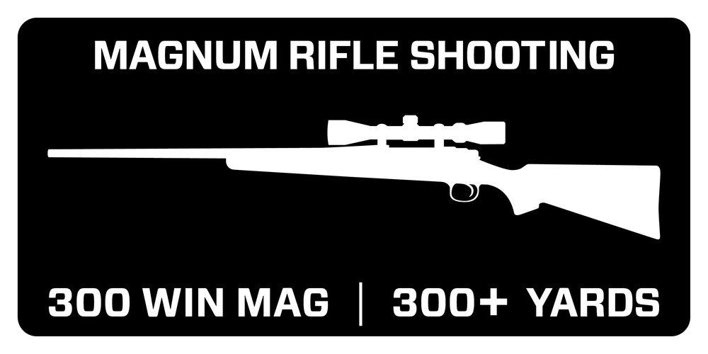 Recommended for Magnum Rifle Shooting - 300 Win Mag at 300+ yards